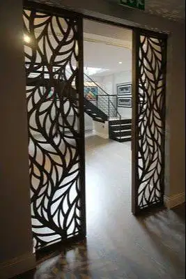 partisi penyekat plat besi ornamen cnc laser cutting custom #1