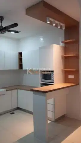 Kitchen set finishing hpl,interior dapur,kabinet dapur,meja minibar