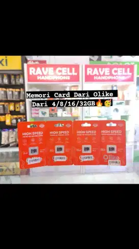 Memory Card OLIKE Murah meriah ( Rave cell sako)