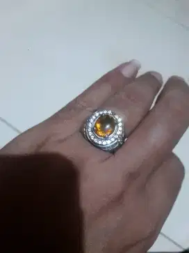 Natural batu cincin akik fire opal ori wngri