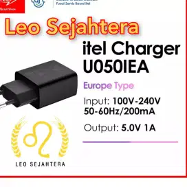 Charger casan Itel U050IEA 10 watt ori garansi resmi itel 3 bulan