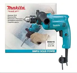 MAKITA M0801B Mesin Bor Listrik 13mm Tangan Impact M 0801 B M 0801B