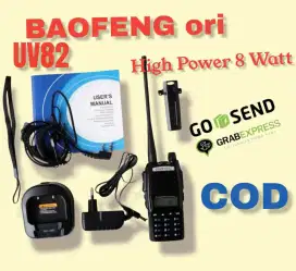 Handy Talky Baofeng/Pofung  Bf uv82 HP High Power 8 watt asli