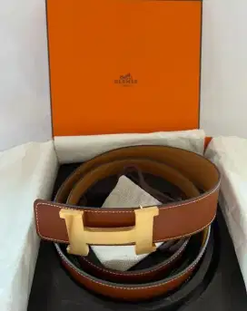HERMES BELT BUCKLET N REVERSIBLE  LEATHER STRAP