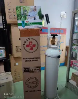 Tabung Oksigen Full set ( lengkap siap pakai)
