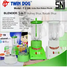 Blender NATIONAL TD bahan plastik ANTI PECAH 2 in 1