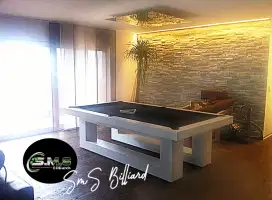 Meja billiard biliar bilyar cube 7 8 dan 9feet elegant modern