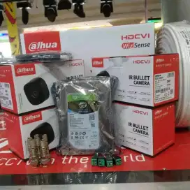 Galeri pemasangan paket kamera CCTV Hilook HIKVISION free intalasi