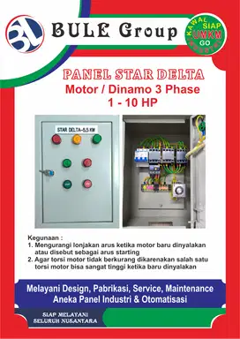 Panel Star Delta Motor 3 Phase