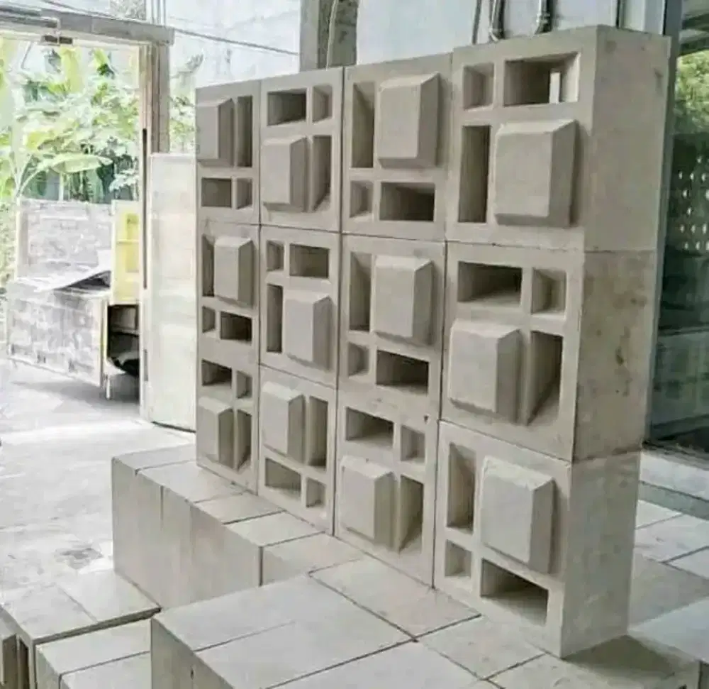 Roster beton minimalis,Jual roster putih