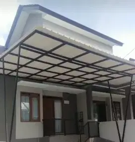 pemasangan kanopi alderon, kanopi alderon free talang air *121*