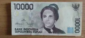 Uang lama pecahan 10.000 tahun 1998