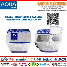 MESIN CUCI AQUA JAPAN 7KG - 14KG