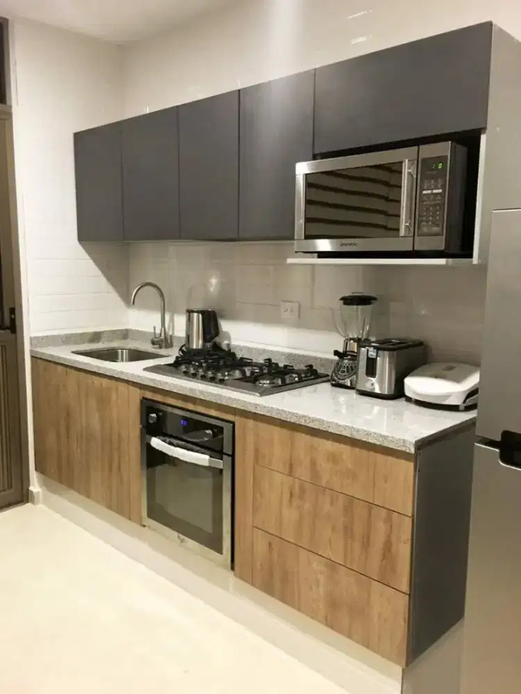 Kitchen set , Partisi , Backdrop tv , Tempat tidur