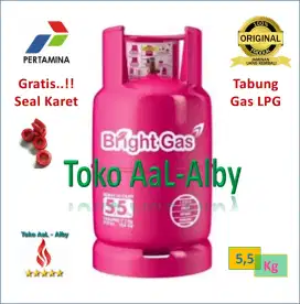 Tabung Bright Gas 5,5kg LPG/Elpiji