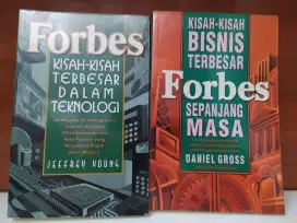 Paket 4 buku: FORBES Kisah2 Terbesar &amp; RICH DAD POOR DAD