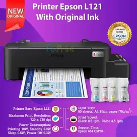 EPSON Printer L121 Pengganti L120 Garansi Gratis Ongkir