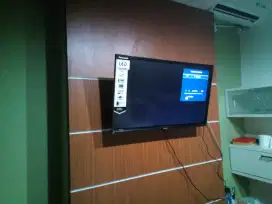 Hasil Pasang Bracket TV LED LCD TV 14-32 Inch