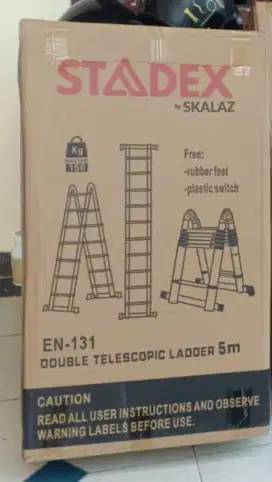 Tangga Teleskopik double 4,4 meter