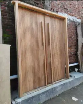 Mebel kusen pintu jendela kayu jati