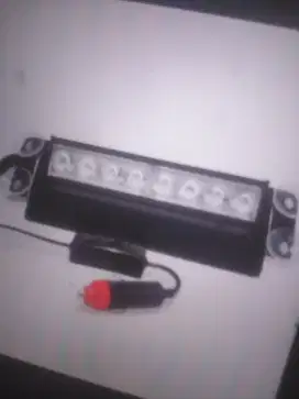 Lampu lamp led kaca 8 titik bulu dashboard mobil car kecolokin lighter