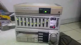 Tape eq power amplifier Fujitsu vintage Japan