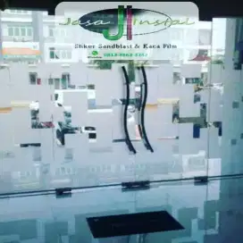Sandblast cutting/custom logo