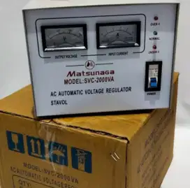 MATSUNAGA Stavol 2000 watt Servo Motor/Soft Start/Regulator/Stabilizer