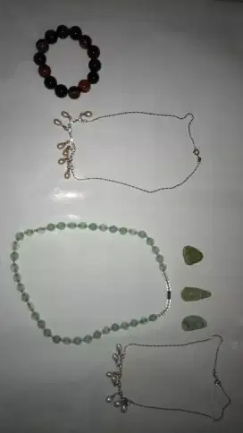 Jual gandul batu giok,Kalung mutiara asli