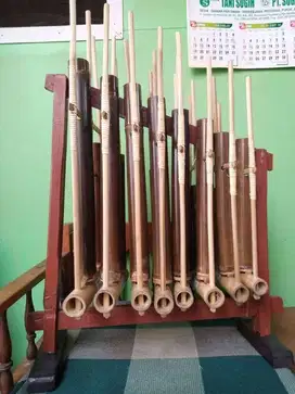 Angklung Doremi 1 oktaf bambu hitam