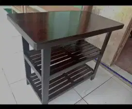 Meja tv dan aquarium