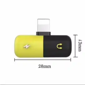 SPLITTER DUAL LIGHTNING FOR APPLE IPHONE ADAPTER MINI CAPSULE