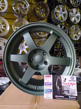 Velg TE37 OG r18 5x114 lbr8,5 et40 green army
