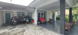 DIJUAL TANAH LUAS BEBAS BANJIR BONUS RUMAH DI ATASNYA
