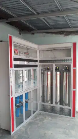 Mesin usaha isi ulang air minum galon