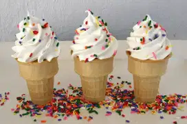 Bahan es krim soft powder soft ice cream