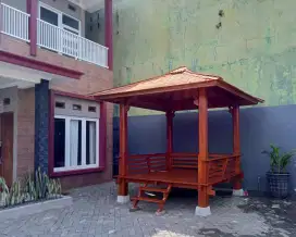 Gazebo kayu jati