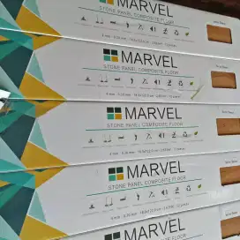 Vinyl click Marvel SPC termasuk pasang