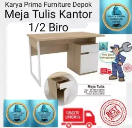 Meja  kerja kuat awet spec kaki besi powder coathing720rb free ongkir