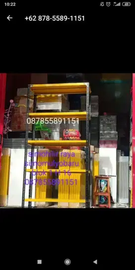rak besi rak buku  ful besi serbaguna