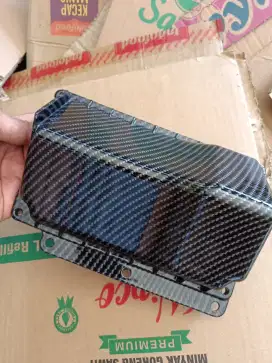 Tutup filter ori yamaha mio fino soul carbon hitam