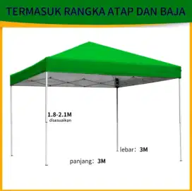 Tenda lipat Tenda kafe,tenda pameran,tenda bazar,tenda branding