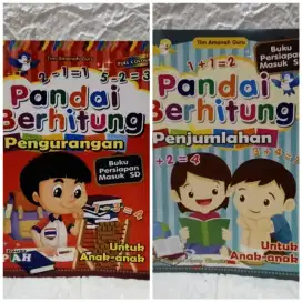 Paket Buku Pandai berhitung anak Paud TK