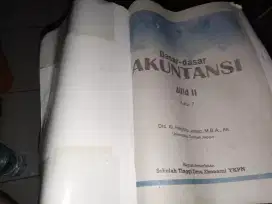 Buku dasar-dasar akuntansi jilid 2 karya al.haryono Yusuf