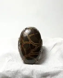 Cincin Batu Akik Sisik Naga Enrekang