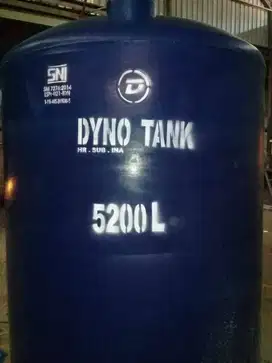 Tandon air 5200lt Tebal dan Kuat DYNO TANK Khusus NGANJUK dst