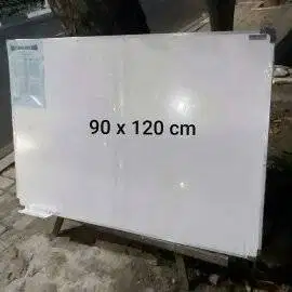 papan tulis gantung 90x120cm non magnetik