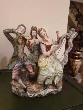 Vintage musician group porcelain