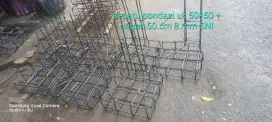 Besi cakar ayam pondasi 50×50+cagak