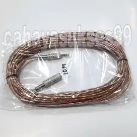 Audio Cable Connector Speaker 10 Meter Kabel Konektor Music Stereo